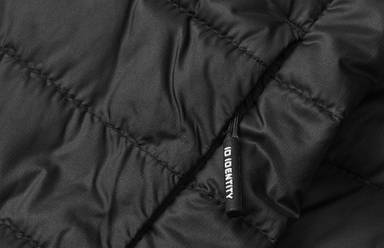 ID Leichte gesteppte Damenjacke 0753 - Schwarz