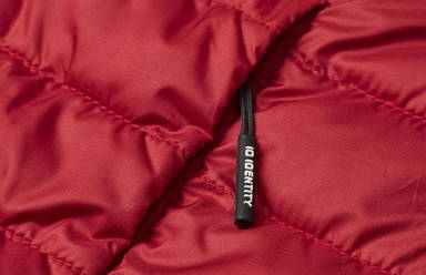 ID Leichte gesteppte Damenjacke 0753 - Rot