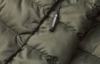 ID Leichte gesteppte Jacke 0752 - Oliv