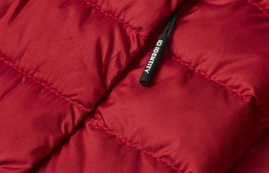 ID Leichte gesteppte Jacke 0752 - Rot