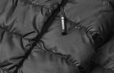 ID Leichte gesteppte Jacke 0752 - Schwarz