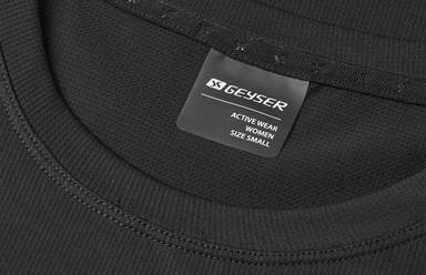 T-shirt de sport actif ID GEYSER pour femmes G11000 - Noir