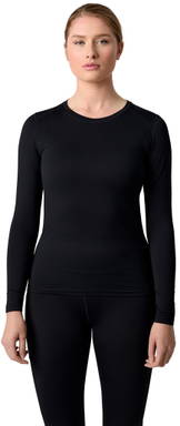 T-shirt de sport actif ID GEYSER pour femmes à manches longues G11003 - Noir