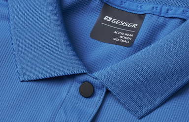 ID GEYSER active Damen Sportpoloshirt G11004 - Azurblau