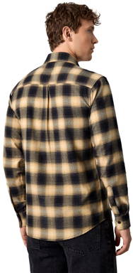 ID SEVEN SEAS regular fit Flanellhemd S64 - Sand