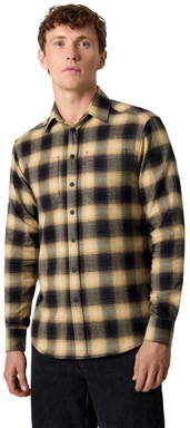ID SEVEN SEAS regular fit Flanellhemd S64 - Sand