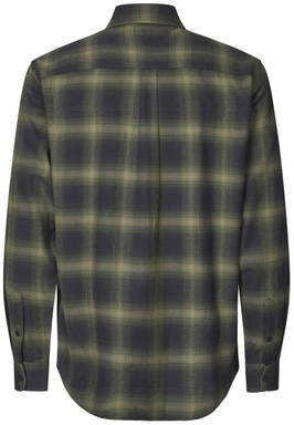 ID SEVEN SEAS regular fit Flanellhemd S64 - Oliv