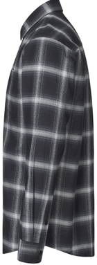 ID SEVEN SEAS regular fit Flanellhemd S64 - Silbergrau