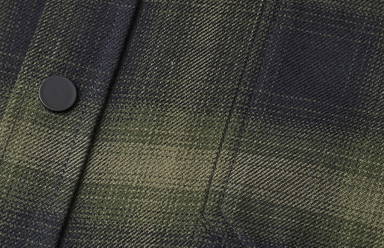 ID SEVEN SEAS regular fit Flanellhemd S64 - Oliv