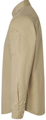 SEVEN SEAS Poplin Regular Fit Stretch Hemd S66 - Sand