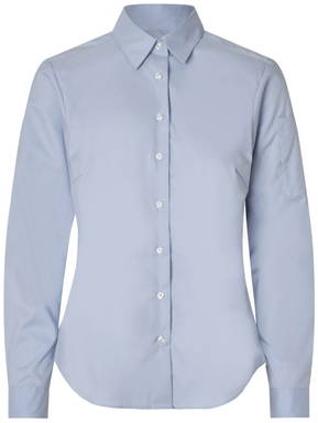 SEVEN SEAS Poplin Stretch Damenhemd S67 - Hellblau