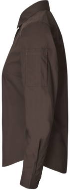 SEVEN SEAS Poplin Stretch Damenhemd S67 - Mokka