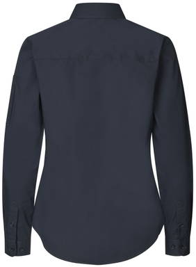 SEVEN SEAS Poplin Stretch Damenhemd S67 - Marineblau