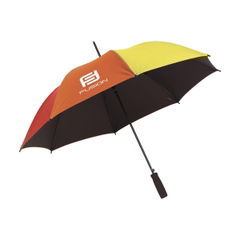 Regenboog RPET paraplu 23 inch
