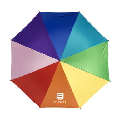 Parapluie arc-en-ciel RPET 23 pouces - Personnalisé/multicolore