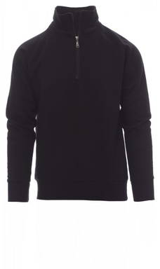 Payper Miami+ Pullover mit halbem Reißverschluss - Schwarz