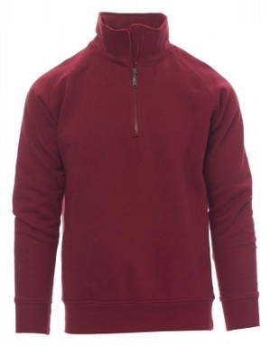 Payper Miami+ Pullover mit halbem Reißverschluss - Bordeauxrot