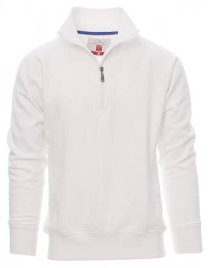 Payper Miami+ Pullover mit halbem Reißverschluss - Weiß