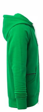 Payper Dallas+ hoodie met rits - Jelly green
