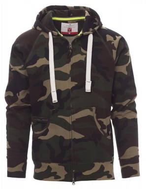 Payper Dallas+ hoodie met rits - Camouflage