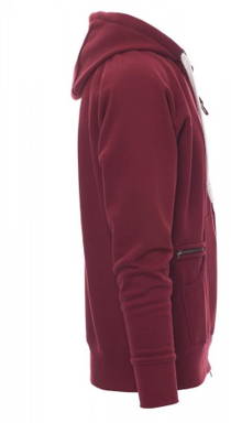 Payper Dallas+ hoodie met rits - Bordeaux