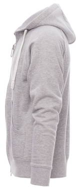 Payper Dallas+ hoodie met rits - Melange grey
