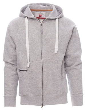 Payper Dallas+ hoodie met rits - Melange grey