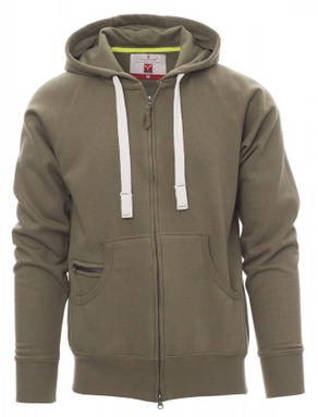 Payper Dallas+ hoodie met rits - Army green