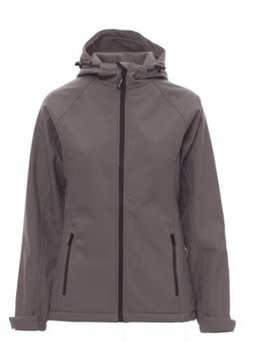 Payper Gale dames softshelljas - Steel grey