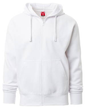 Payper Portland hoodie met rits - White