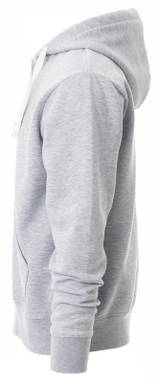 Payper Portland hoodie met rits - Melange grey