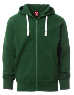 Payper Portland hoodie met rits - Green