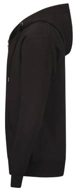 Basics hoodie with zipper - Black
