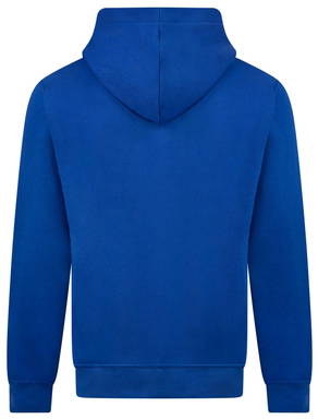 Basics hoodie with zipper - Royal blue