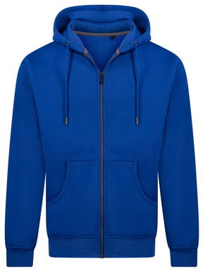 Basics hoodie with zipper - Royal blue