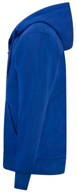 Basics hoodie with zipper - Royal blue