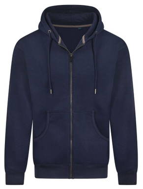 Basics hoodie with zipper - Navy