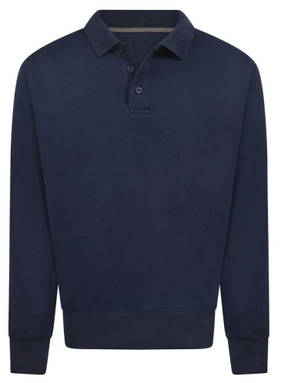 Basics Polosweater - Navy