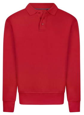 Basics Polosweater - Red