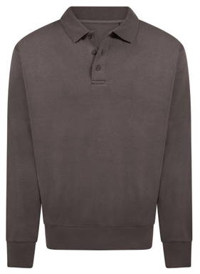 Basics Polosweater - Grey