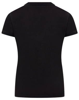 Basics Damen Poloshirt - Schwarz
