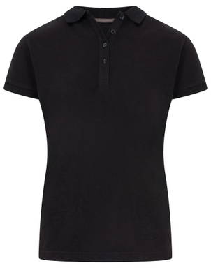 Basics Damen Poloshirt - Schwarz