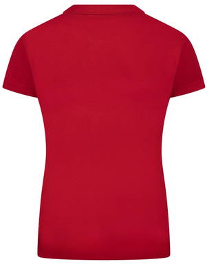 Basics Damen Poloshirt - Rot