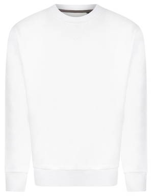Basics Round neck sweater - White
