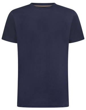 Basics Baumwoll-T-Shirt - Marine