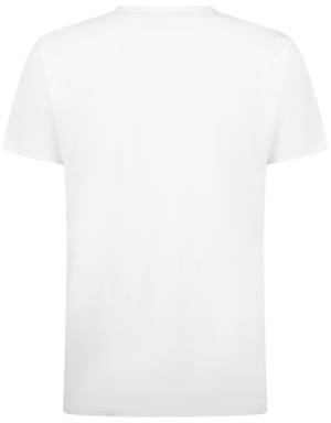 Basics Baumwoll-T-Shirt - Weiß