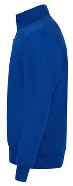 Basics sweater with half zip - Royal blue