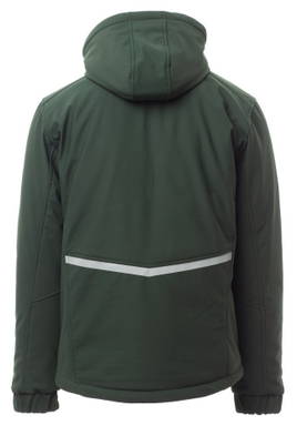 Payper Creek Pad gevoerde softshelljas - Forest green/black