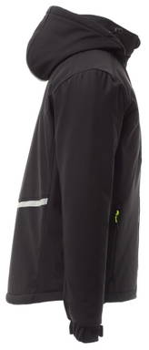 Payper Creek Pad gevoerde softshelljas - Black/black