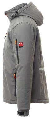 Payper Creek Pad gevoerde softshelljas - Smoke/black